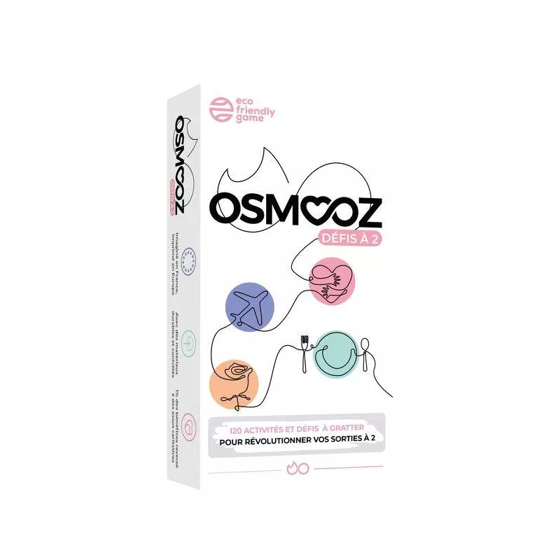 OSMOOZ DEFIS A 2JEUX D'AMBIANCE En couple, à la maison ou pendant v...